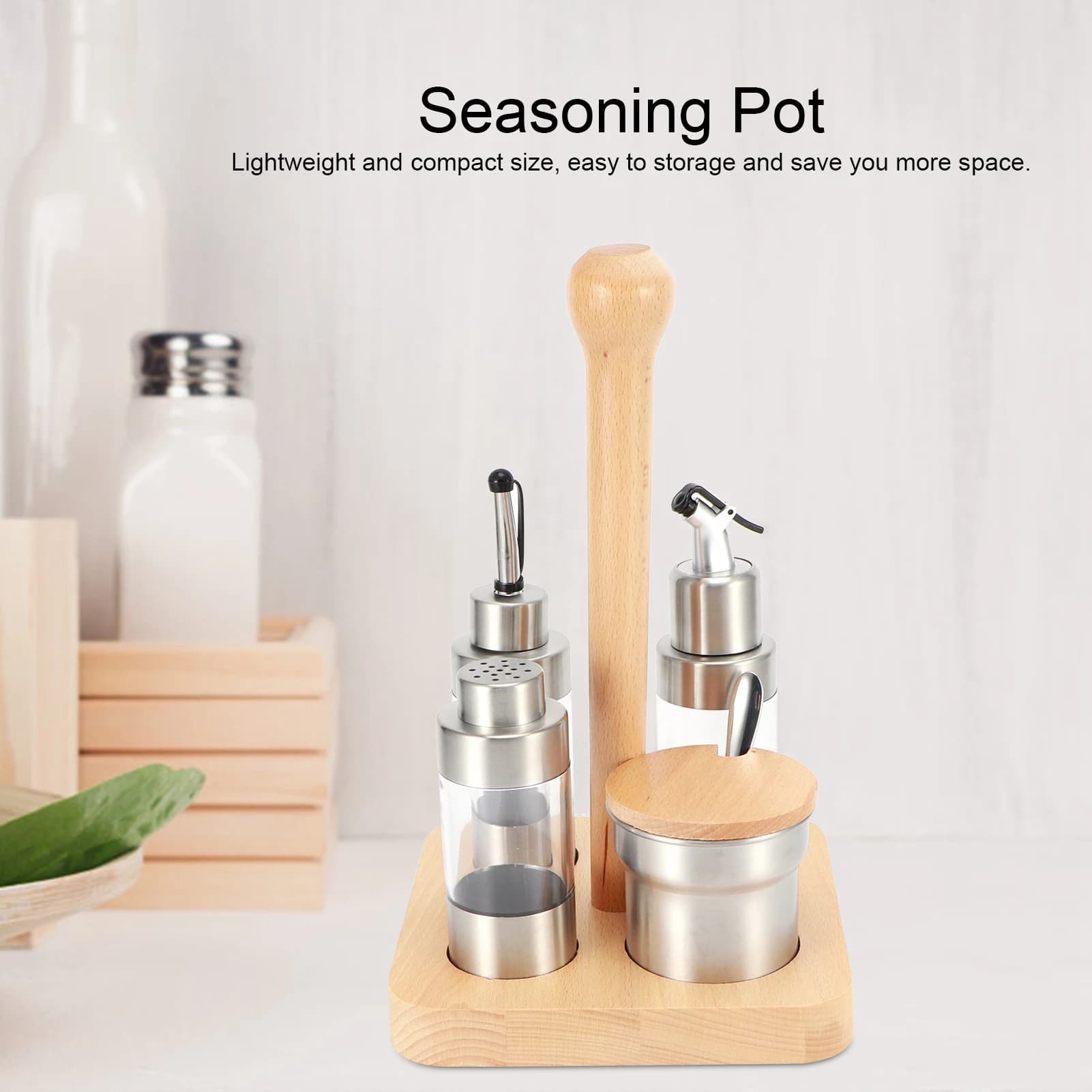 Set di Contenitori per Spezie e Condimenti, Scatole per Pepe, Porta Spezie da Cucina, Utensile per Cucinare