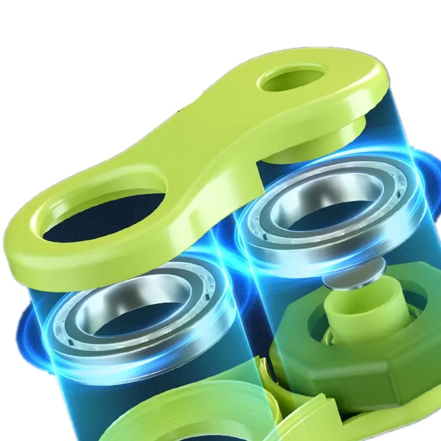 Qiyi Fidget Roller Ring Giroscopio Giocattoli educativi per bambini Cubo Puzzle Toy per bambini Regalo per bambini Giocattolo Fidget Toy Giocattoli divertenti