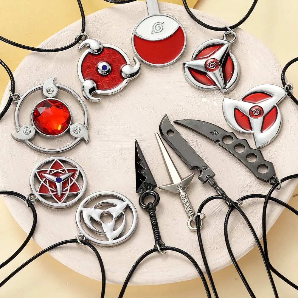 Naruto Necklace Minato Kunai Pendant Anime Merch Metal Pendant Men’s Hip-Hop Punk Accessory Gift Trending Item