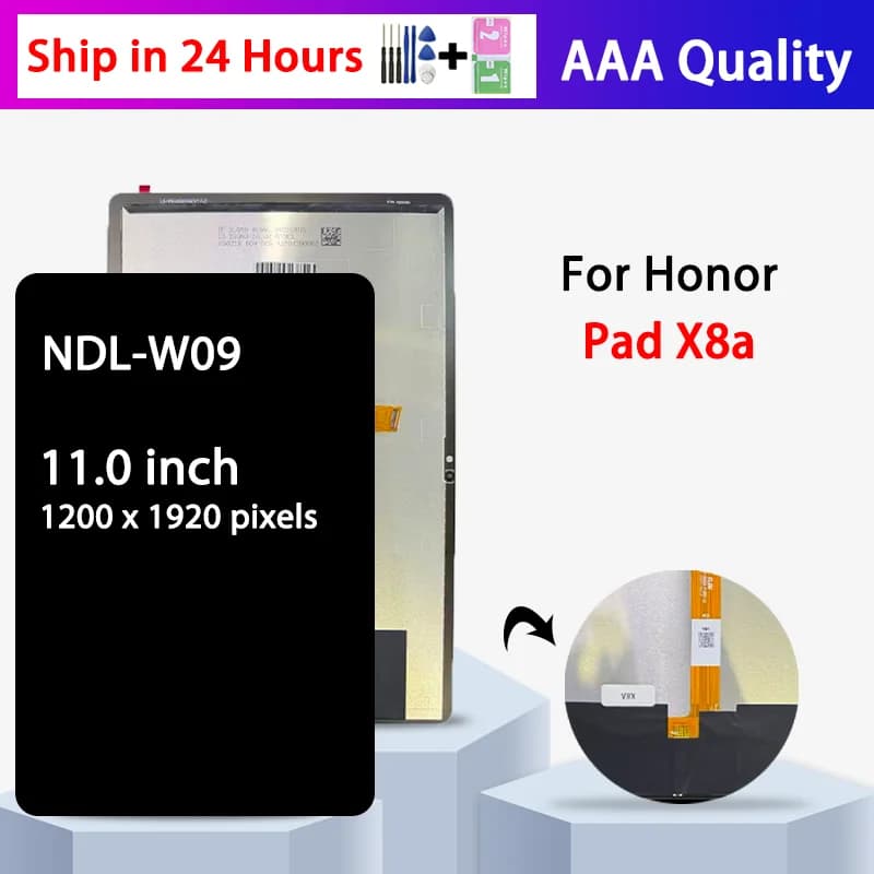 11.0 "Nuovo Per Huawei Honor Pad X8a Display LCD Touch Screen Digitizer Assembly Per Honor Pad X8A NDL-W09 Display