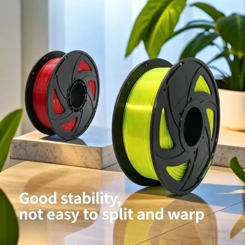 3D Printer Consumables PETG 1.75mm 3D Printer Filament 1KG High-Quality Multi-Color Transparent Filament