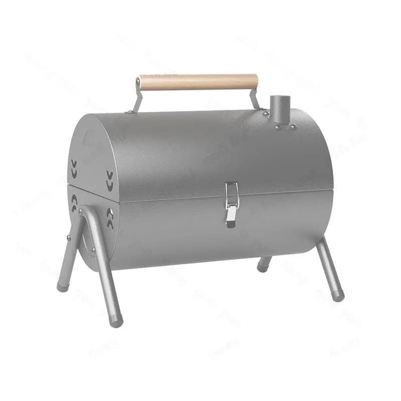 Piccola griglia da esterno portatile Griglia per barbecue pieghevole per fumo Griglia per barbecue da campeggio a carbone per esterni