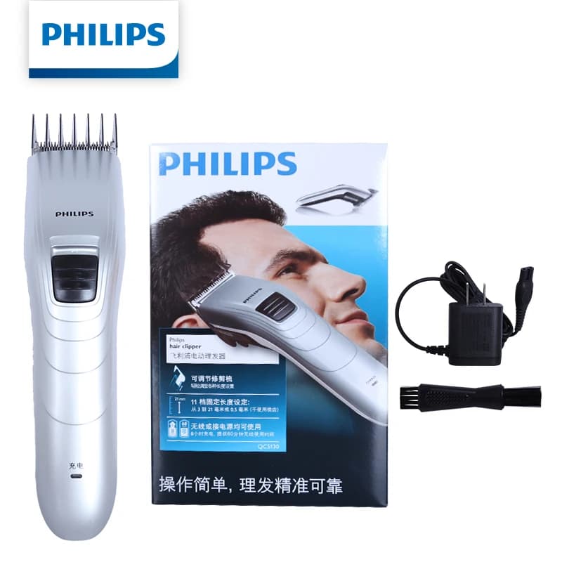 Tagliacapelli Philips per Uomini e Bambini, 11 Impostazioni Regolabili 0.5-21mm, Silenzioso e Potente, Trimmer Senza Fili