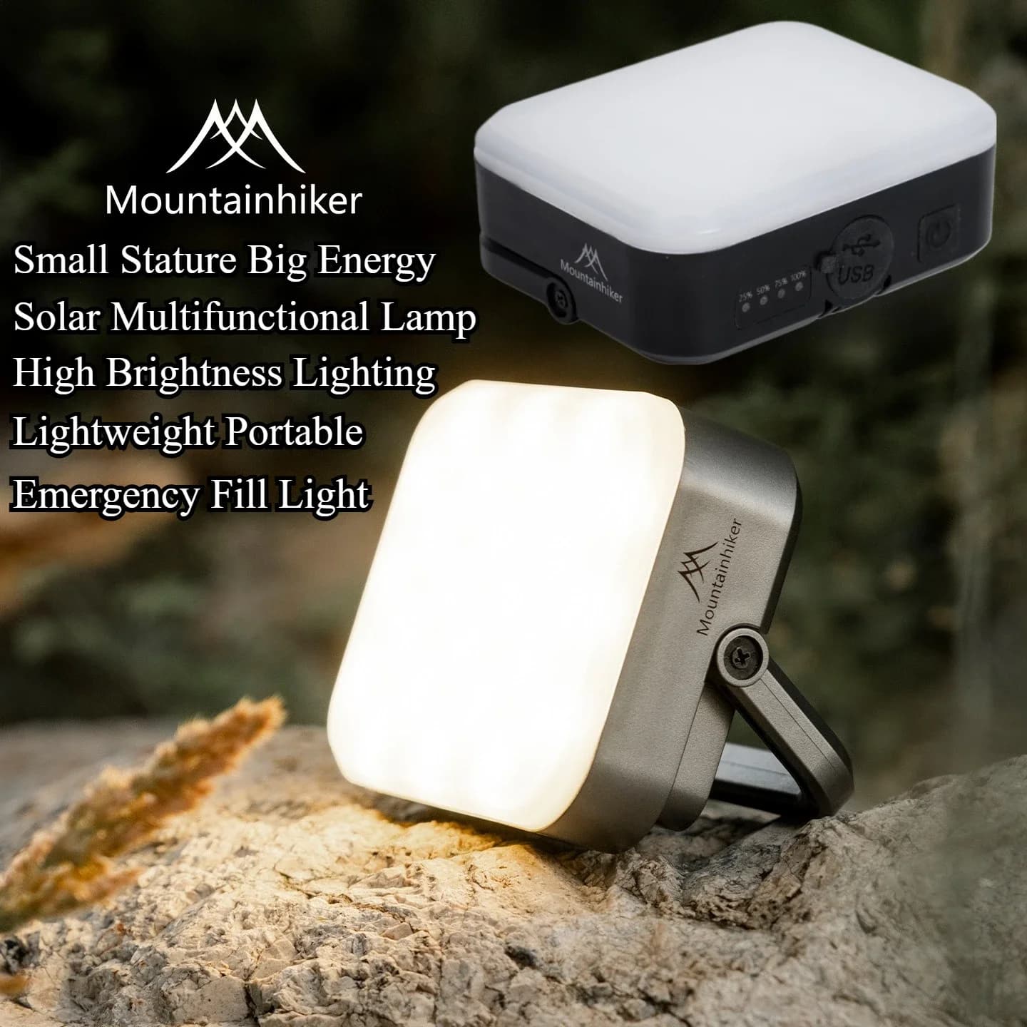 Lampada da Campeggio LED 4000mAh Ricaricabile, Illuminazione d'Emergenza per Esterni, Impermeabile, Lampada Notturna Portatile Sospesa