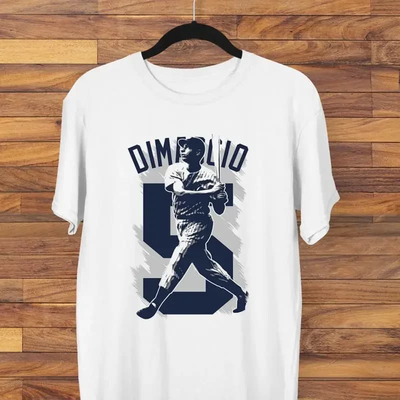 Maglietta da uomo Joe DiMaggio bianca tutte le taglie JJ4397