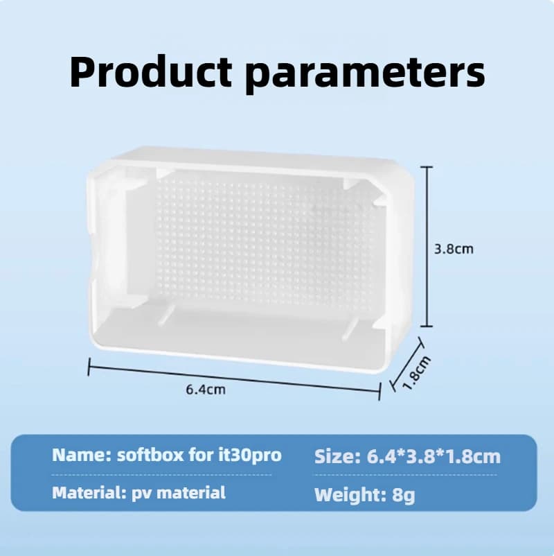 Flash Softbox diffuser for Godox iT30Pro On-Camera Speedlite, Photo Accessories for Morbifying Light