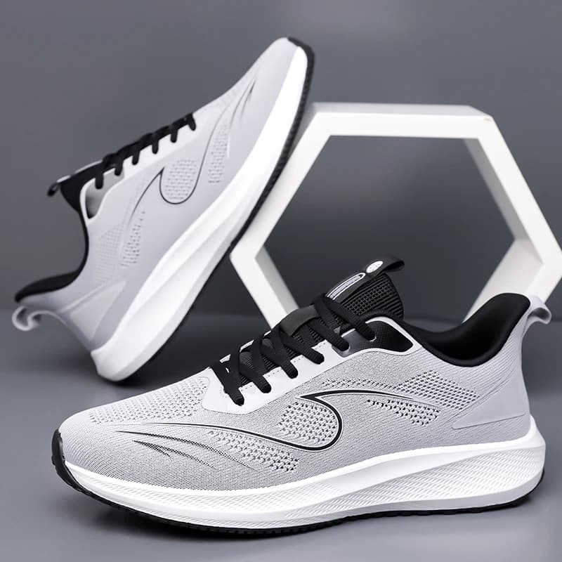 Minimalist Urban Men Sport Casual Shoes Solid Neutral Shades Wear Rubber Breathable Sneakers For Daily Commute Outdoor Leisure