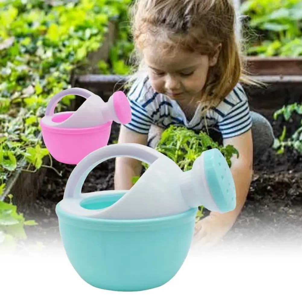 Giocattolo da bagnetto per bambini Annaffiatoio in plastica colorata Annaffiatoio Bottiglia da spiaggia Doccia Spray Spiaggia Casa Fiori di sabbia in plastica Vaso giocattolo H1z6