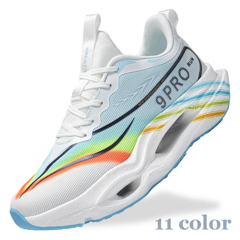 Men's Running Shoes, Lightweight and Breathable Hiking Shoes, Women's Non-Slip Shock-Absorbing Sports Shoes, Racing Carbon Plate Running Shoes, Student Physical Examination Training Shoes 36-45