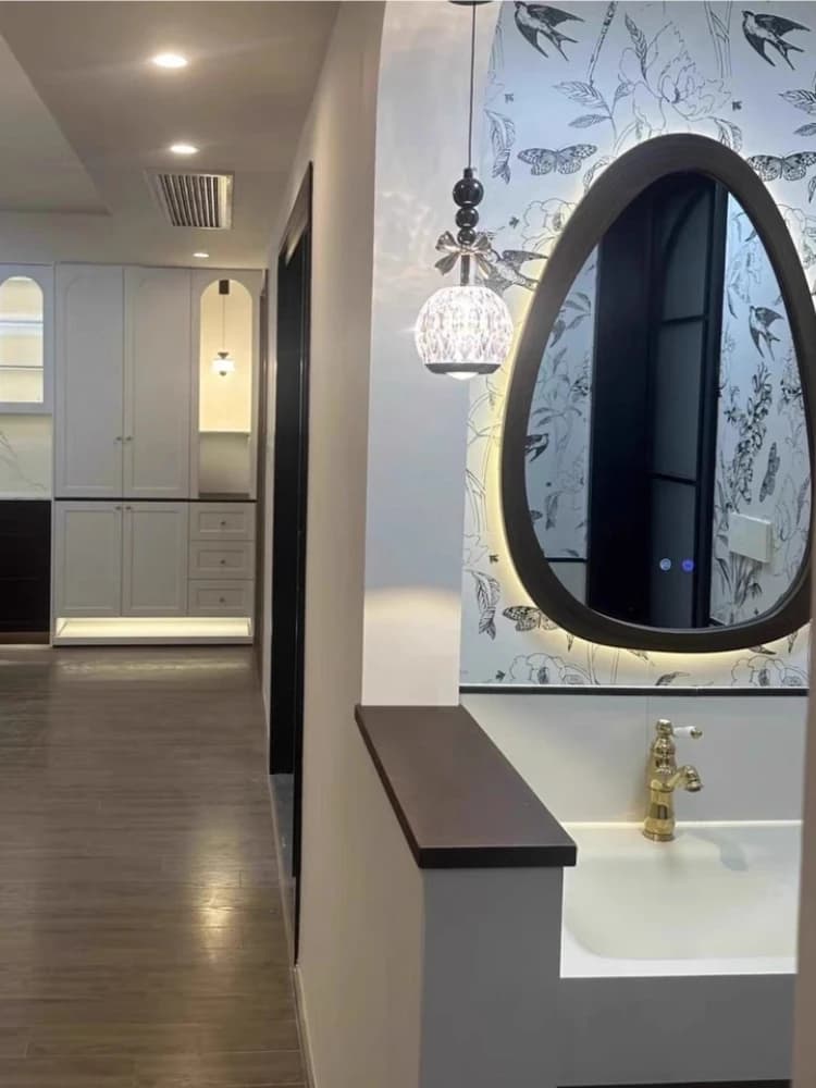 Farfallino minimalista italiano, testiera della camera da letto, lampada a sospensione, luce d'ingresso, bar, lampada da scrivania, sfondo, linea di sospensione