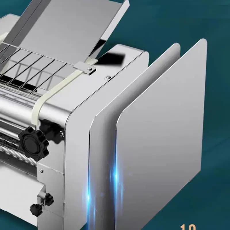 Macchina Elettrica per Pasta in Acciaio Inox, Pressa per Noodle da Tavolo, Impastatrice Commerciale per Ravioli e Pasta