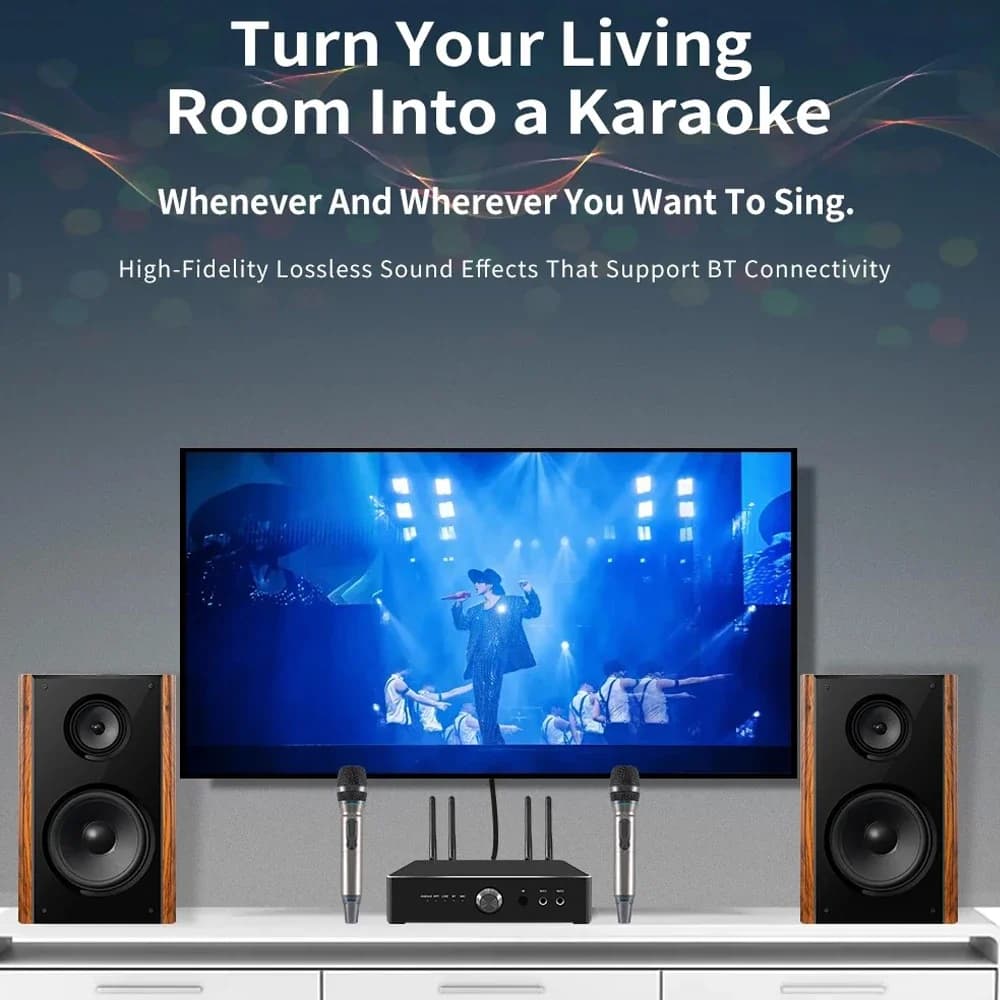 Professional 600W Home Party Sound Speaker Audio Smart Amplifier Home Cinema Karaoke Machine