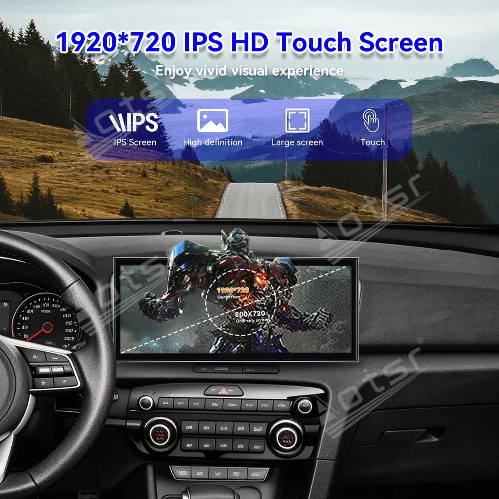 Stylish Stereo Radio 15.8 Inch HD Screen Wifi Carplay Android 15 GPS Navi Car Multimedia Player For Kia Sportage R 2018-2019