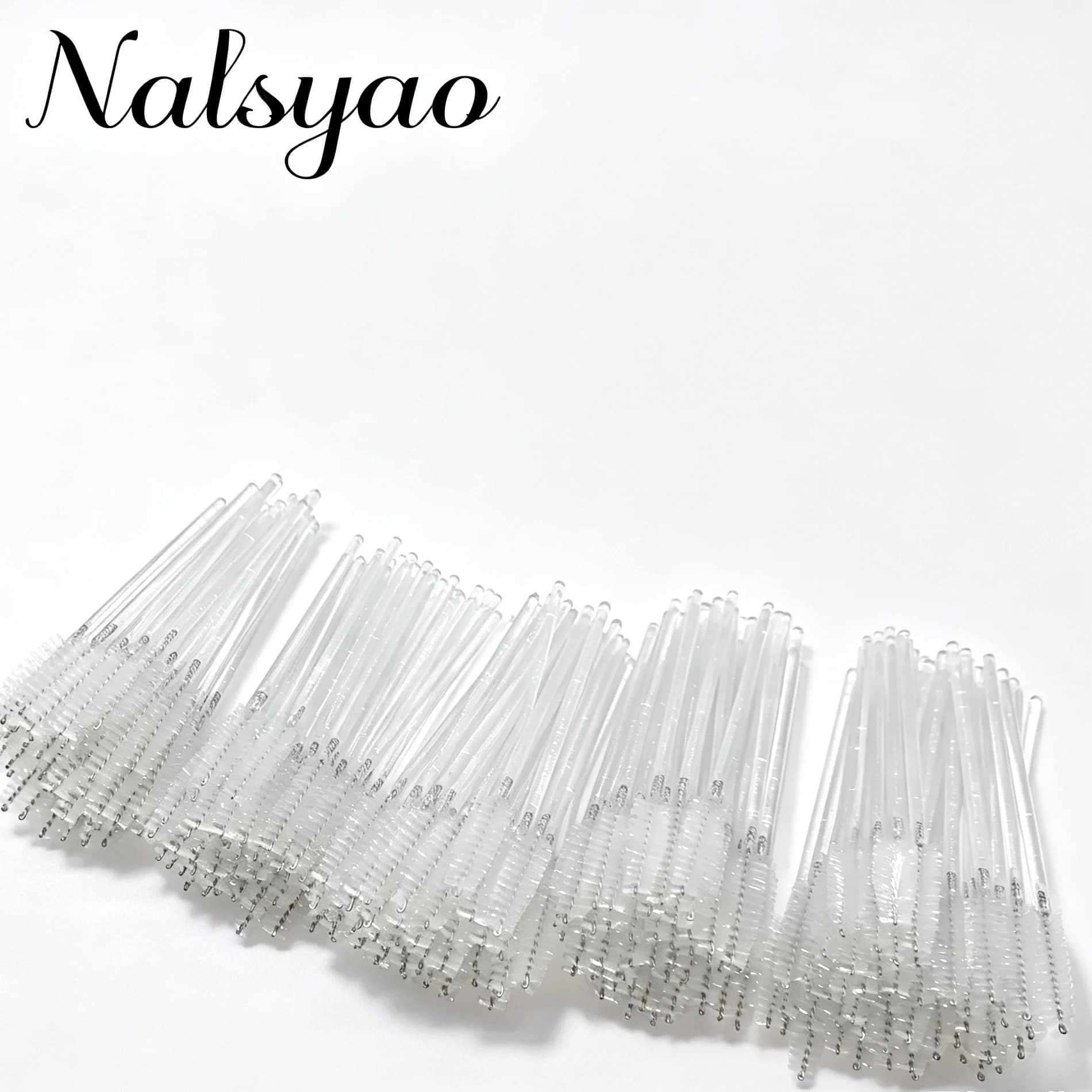 1000 Disposable Mascara Wands Eyelash Brush Spoolies For Eyebrow Eye Lash Extension Nalsyao Colorful Wholesale Beauty Tools