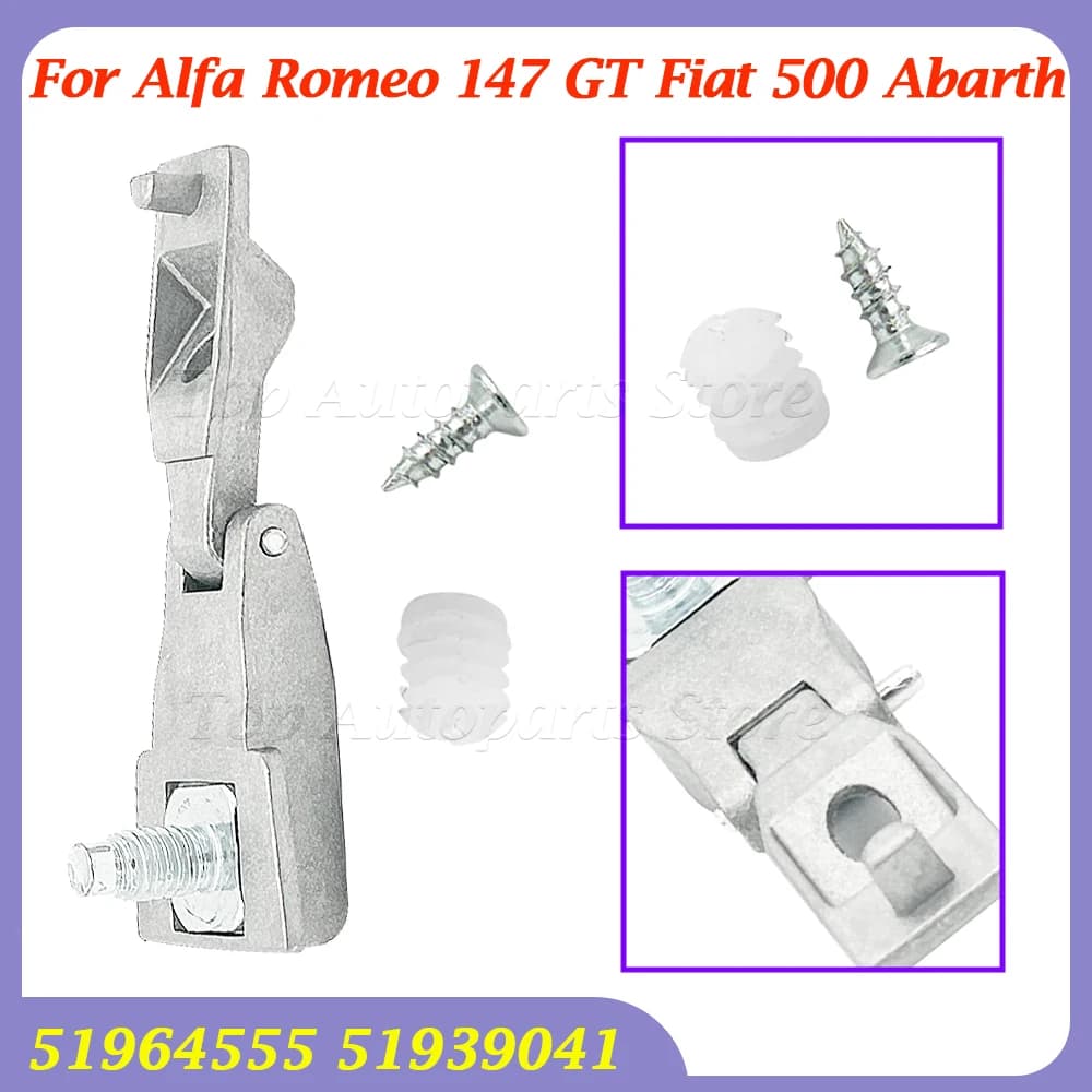 Per Alfa Romeo 147 GT Fiat 500 Abarth Kit di riparazione cerniera maniglia porta esterna Passeggero Sinistra Driver Destra 51964555 51939041