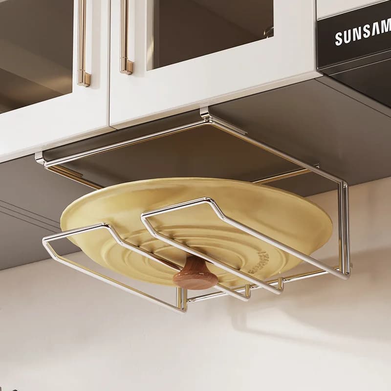 304 stainless steel cover without perforation under the closet, kitchen cabinet under the lid cutter shelf