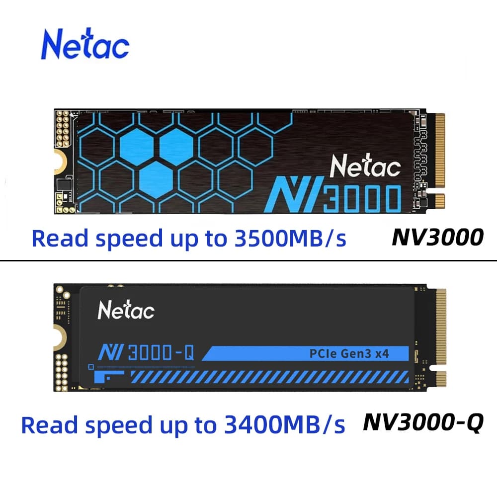 Netac SSD Nvme M2 250 GB 500 GB ssd 1 TB 2 TB Disco rigido M.2 2280 Unità a stato solido interna per desktop portatile