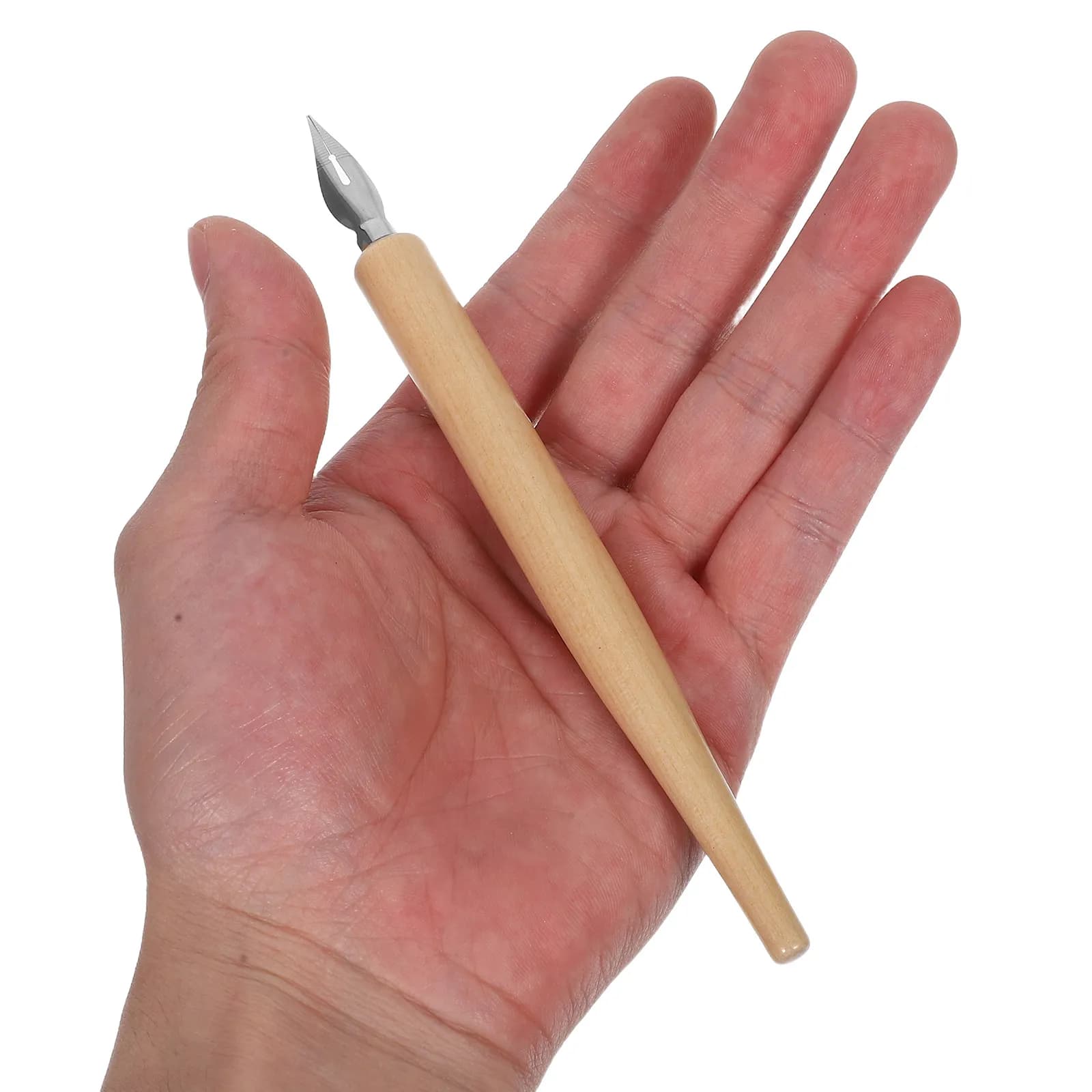 1Set Wooden Handle Calligraphy Pen with Replacement Nibs for Detailed Sketching Drawing Writing Art Stationery Pens Nibs Set