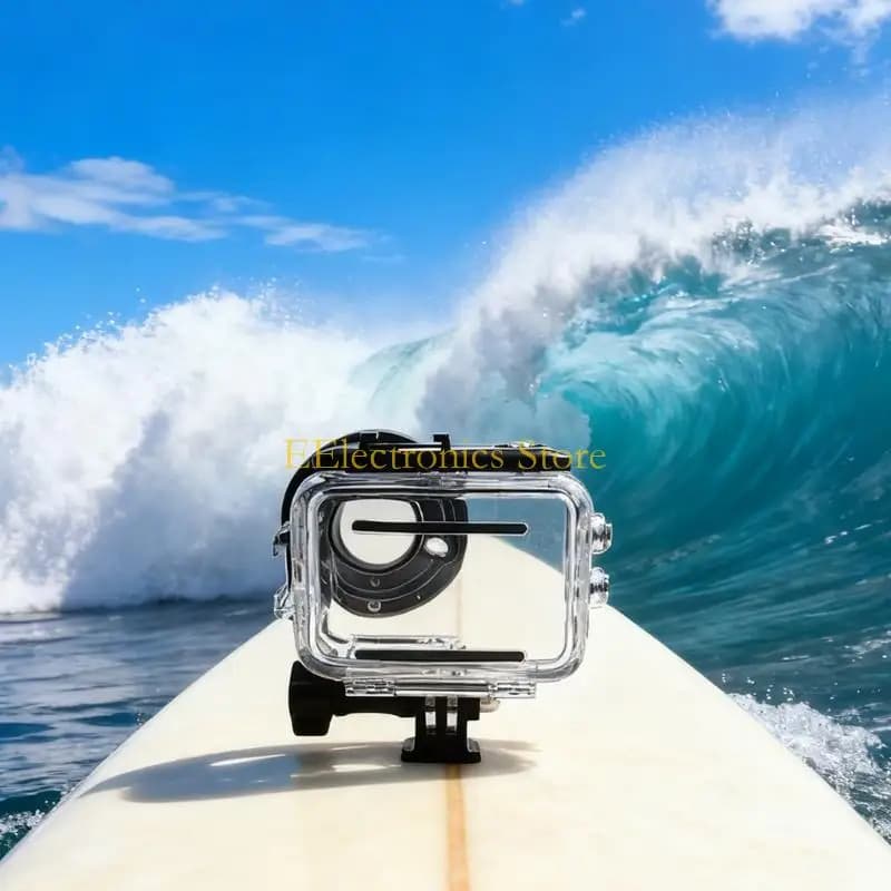B03C Custodia per fotocamera per acque profonde con finestra in vetro Adattatori 3Claw inclusi per GO Snorkeling Adventure