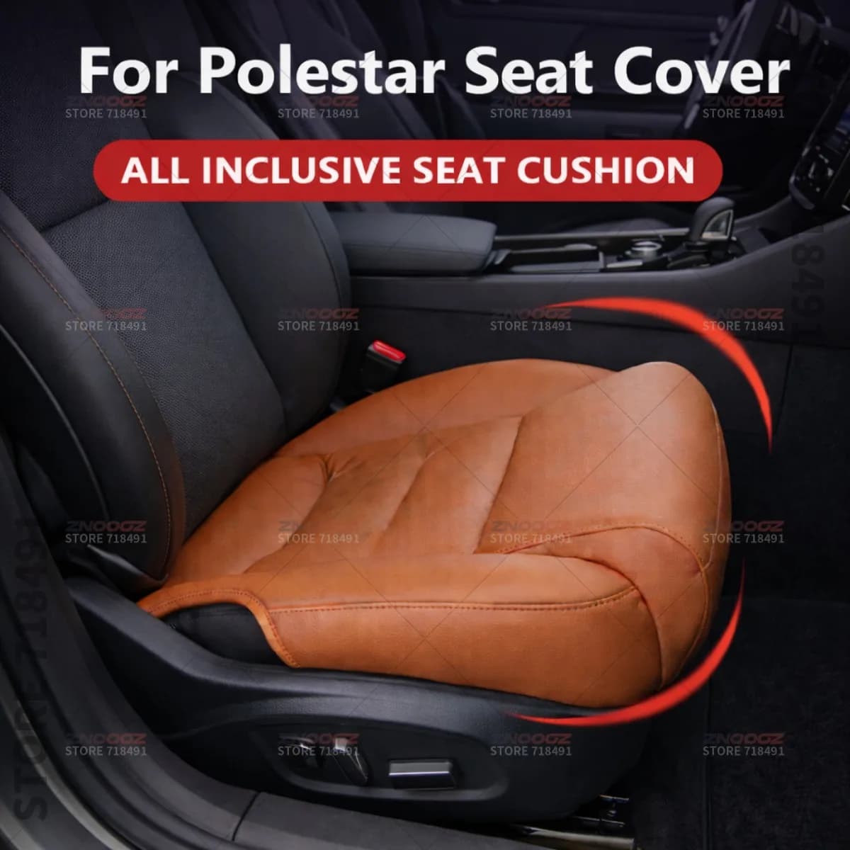Support for Legs and Extension Seats Memory Foam for Polestar 1 2 3 4 5 6, Accessories Interior Car