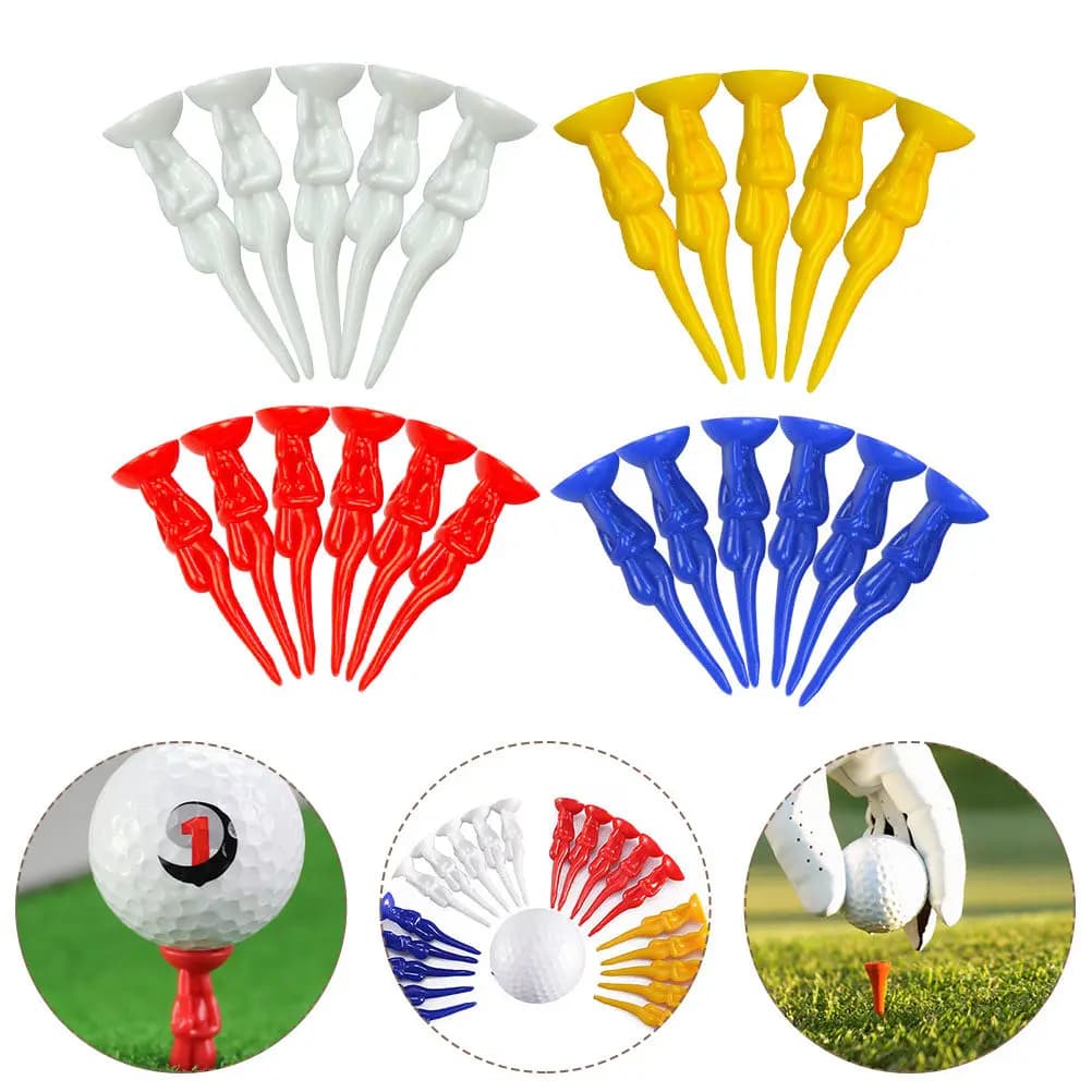 24 Pezzi Tee da Golf in Plastica Resistente all'Usura, Supporti Professionali per Palline da Golf, Comodi e Leggeri