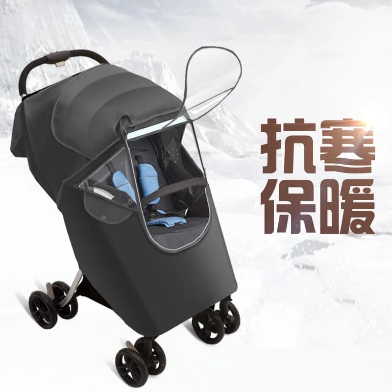 Rain Cover Stroller Children's Umbrella Car Cover Windshield Warm Cover Stroller Raincoat