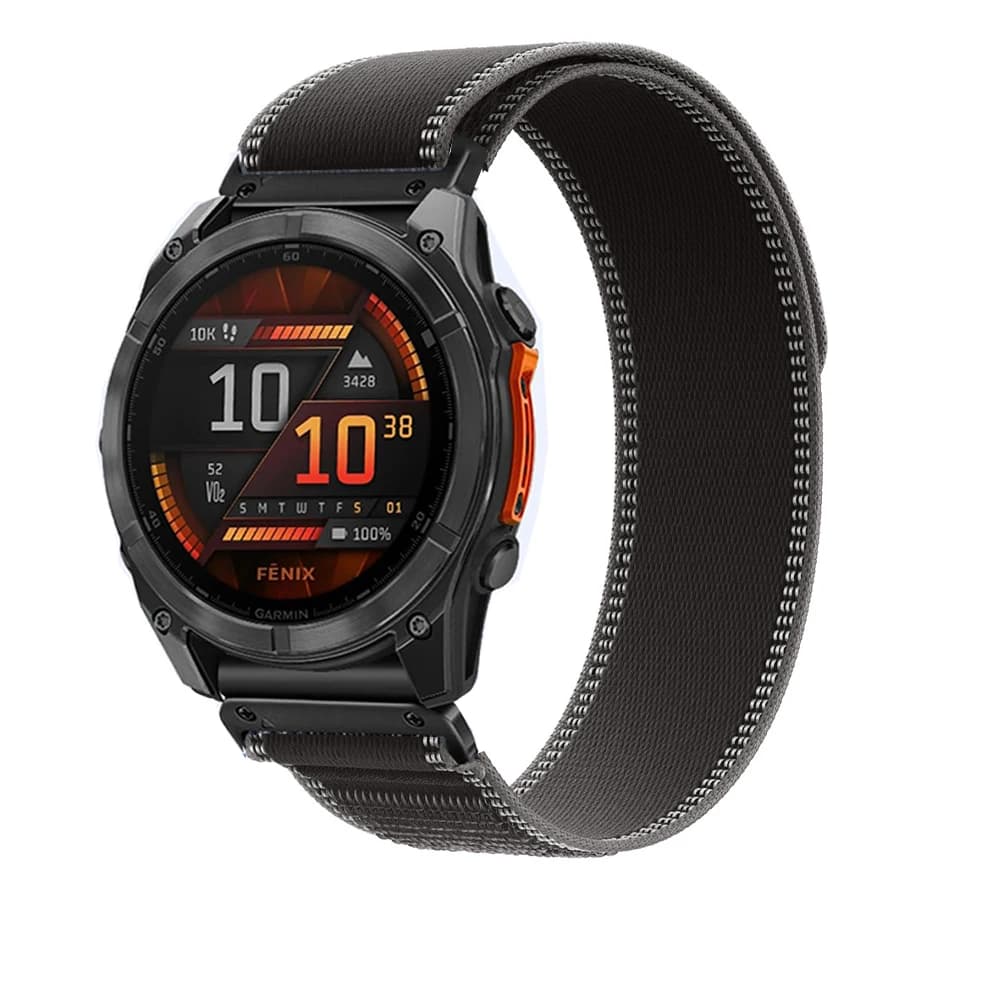 Cinturino per Orologio in Nylon QuickFit 26mm per Garmin Fenix 8 51mm, Fenix 7X/6X Pro 5X, Cinturino Sostitutivo per Epix Pro 51mm, Enduro 2