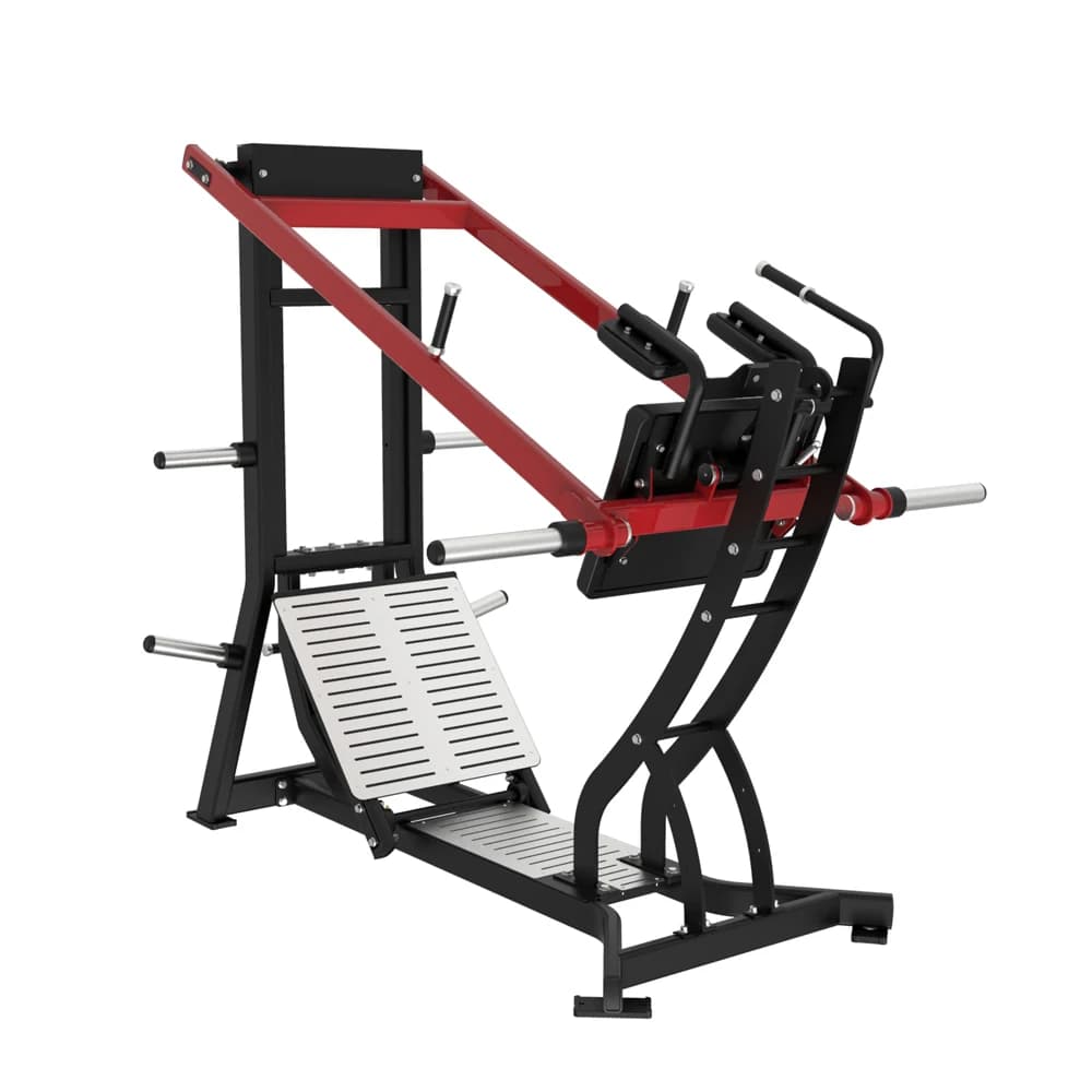 Macchina Commerciale per Squat a Doppia Guida con Carico a Piastre per Allenamento di Forza e Fitness Sportivo