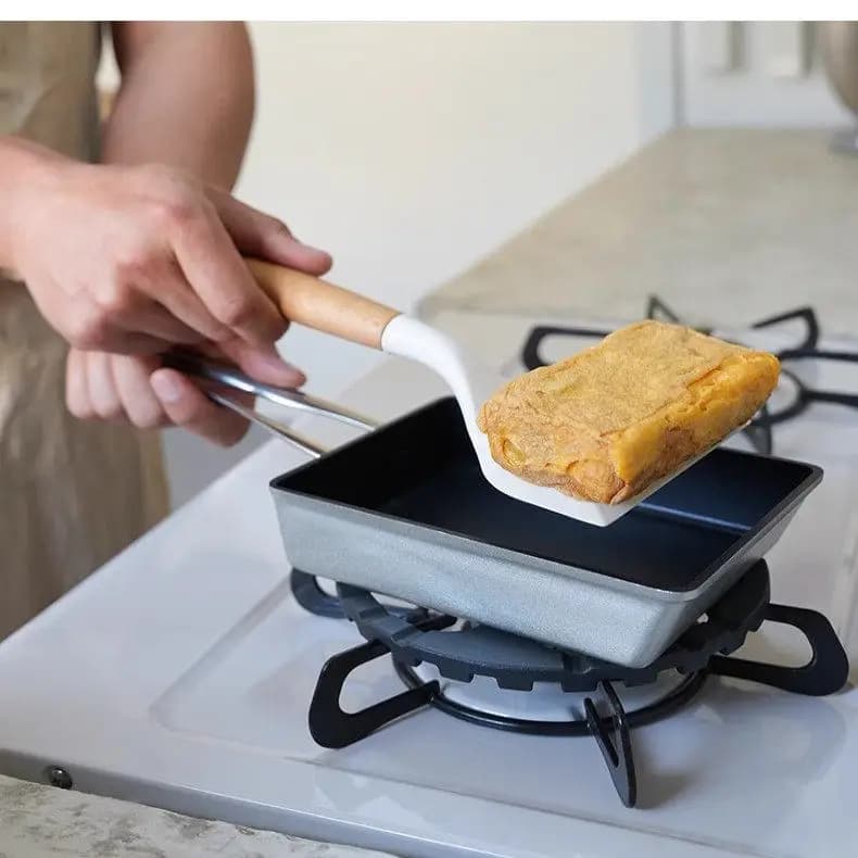 Special pan for Japanese-style thick eggs, square pan, gas cooker for universal induction hob