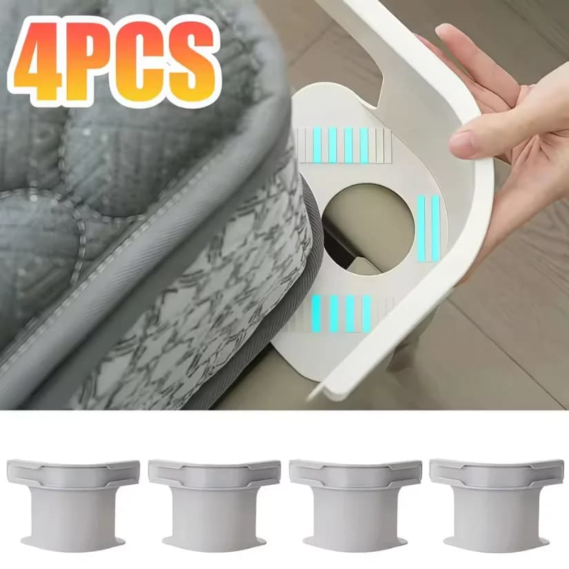 4 Pieces Universal Angles Clips Sheets, Invisible Clips Anti-Slip Covers, Safe Supports for Sheets