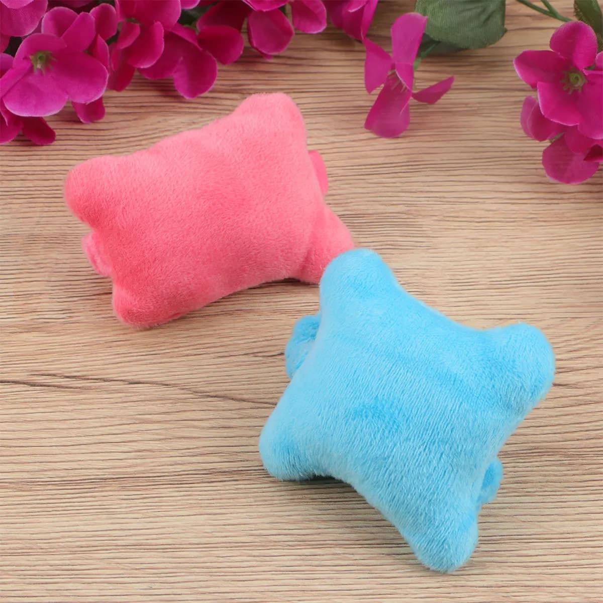2 Pezzi Supporto per Polso per Mouse, Braccialetto Multifunzionale in PP Morbido, Cuscinetto da Ufficio Indossabile, Cuscino per Mano Mobile Colorato