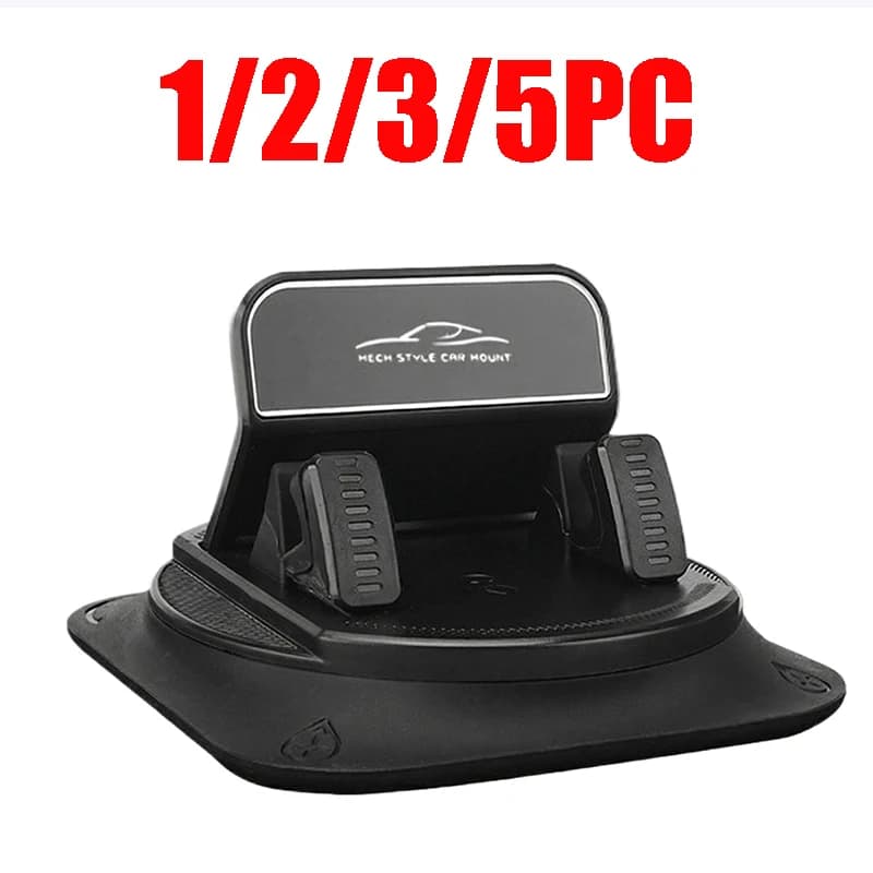 1-5PCS Car Phone Mount Anti Slip Silicone Dashboard Phone Holder 360 Degree Free Rotation Universal Head Up Navigation Holder