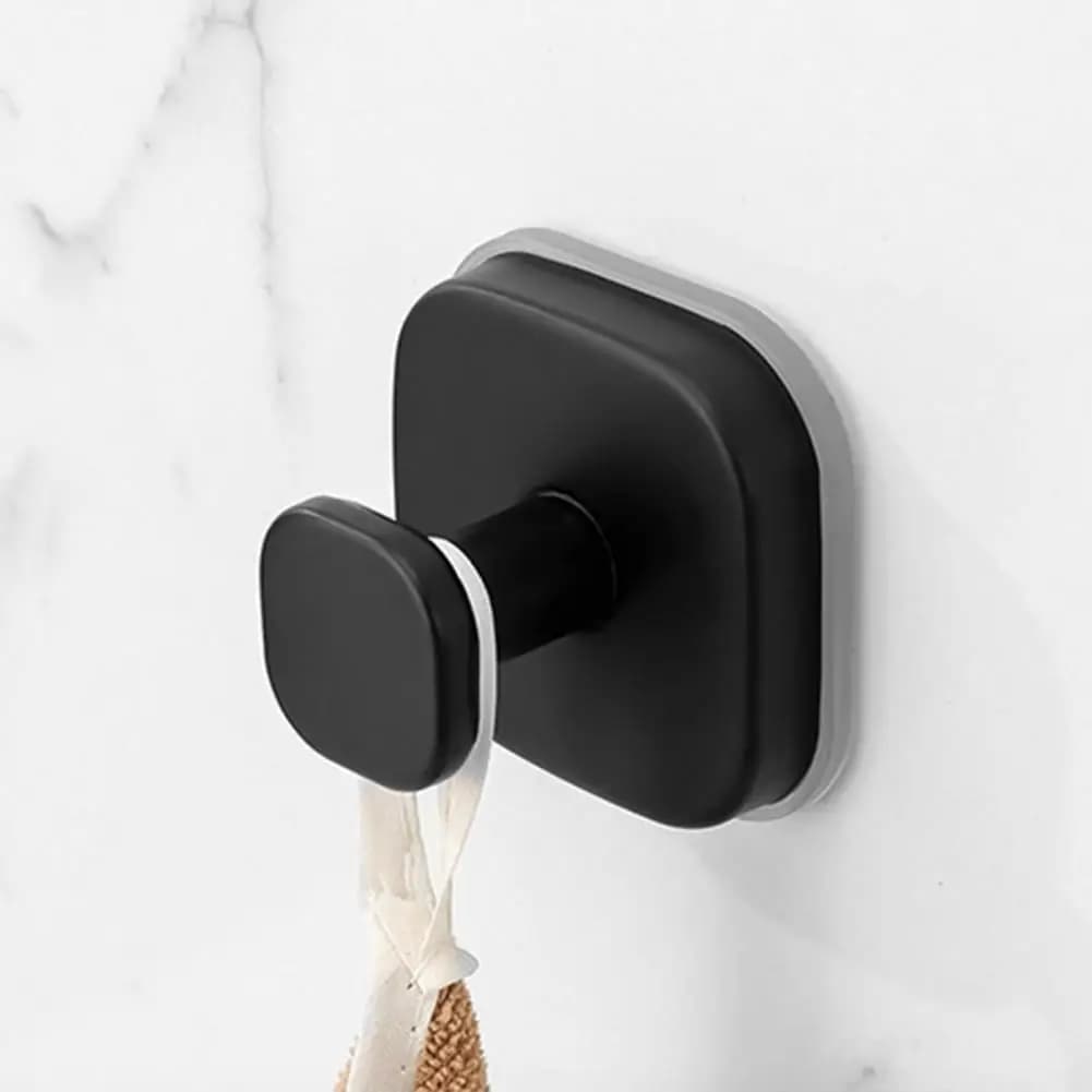 Strong Load-bearing Hook Heavy Duty Stainless Steel Suction Cup Hook No Drill Bathroom Towel Hanger Front Door Wreath for Glass