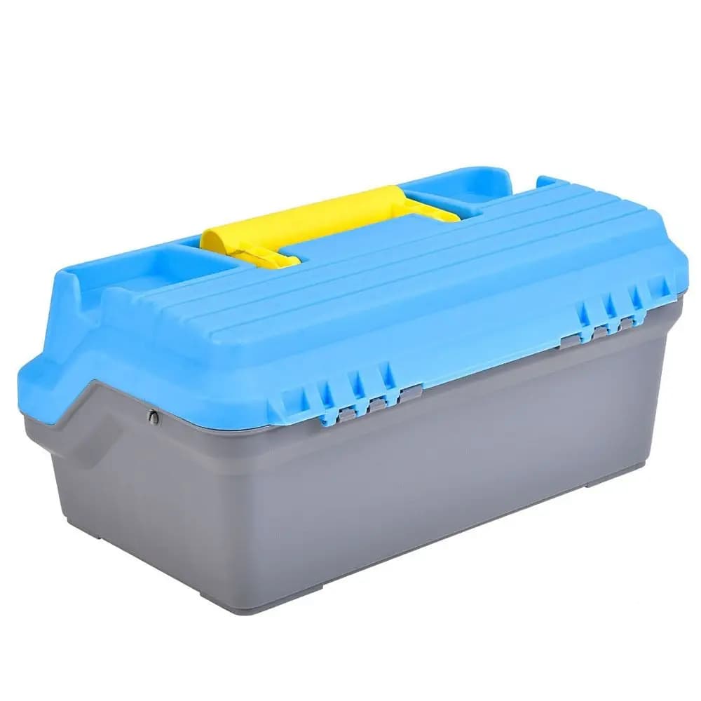 3 Layers Fishing Tackle Box With Handle Multifunctional Fishing Gear Box Large Capacity Folding Hardware Storage Box