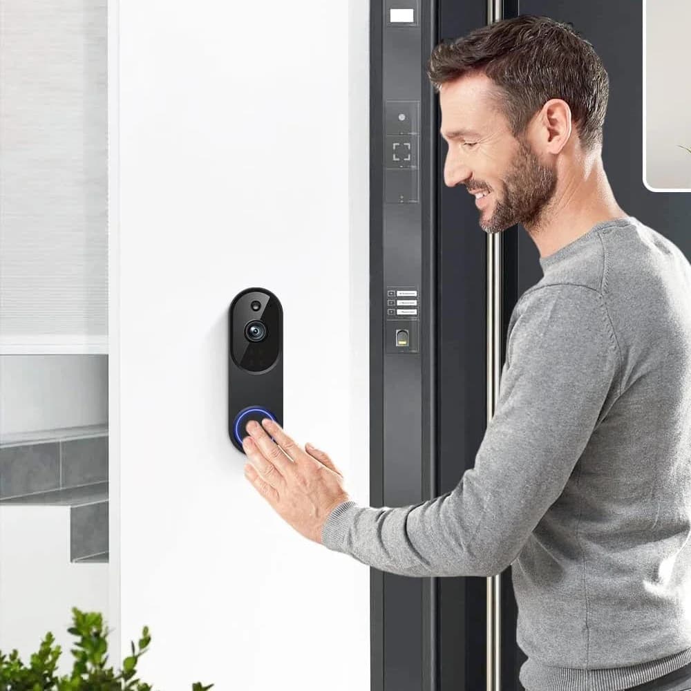 Wifi Door Peephole Camera Door Video Peephole Family Security Doorbell HD Night Vision Anti Doorbells Smart Doorbell