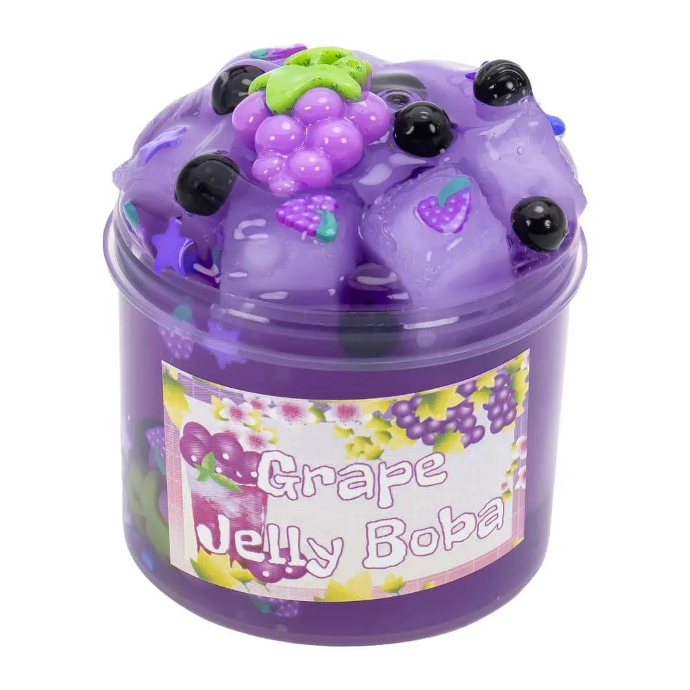 Morbido 300ml/70ml Kit di melma Non appiccicoso Sollievo dallo stress Cubo di gelatina Melma Glitter Frutta Croccante Trasparente Melma Bomboniera Regali