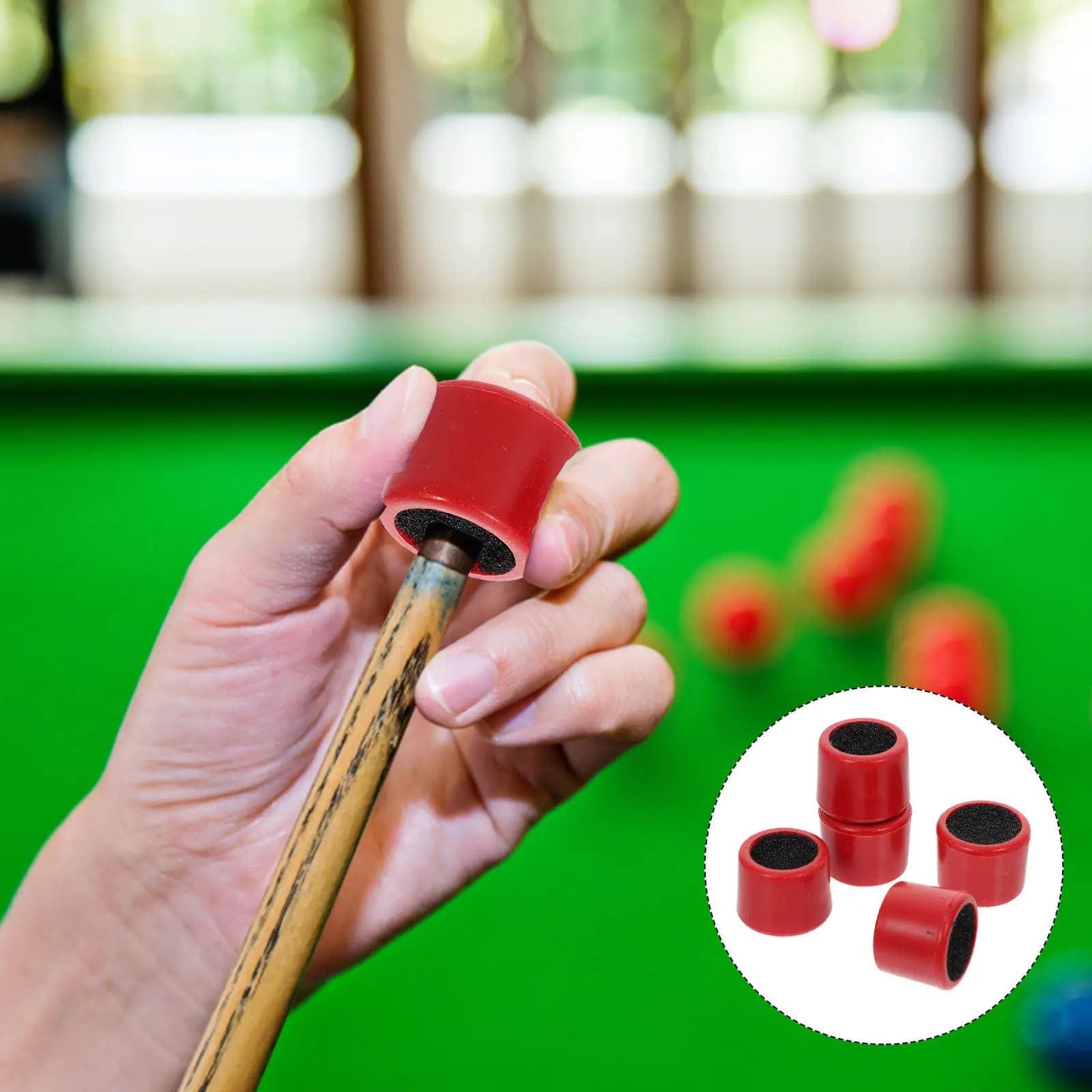 Set di 5 Modellatori per Punte di Stecche da Biliardo, Strumenti di Riparazione Durevoli, Levigatore Multifunzionale per Stecche da Snooker, Facile da Trasportare