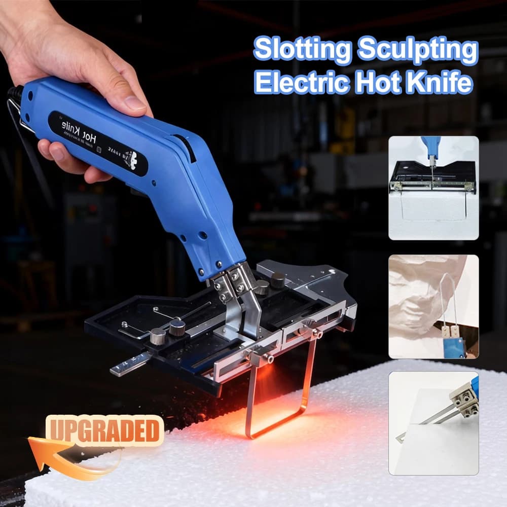 Electric thermal cutter 220V, Hot knife Foam cutting, Polystyrene and Foam panels, Cutting kit with Thermal Instrument
