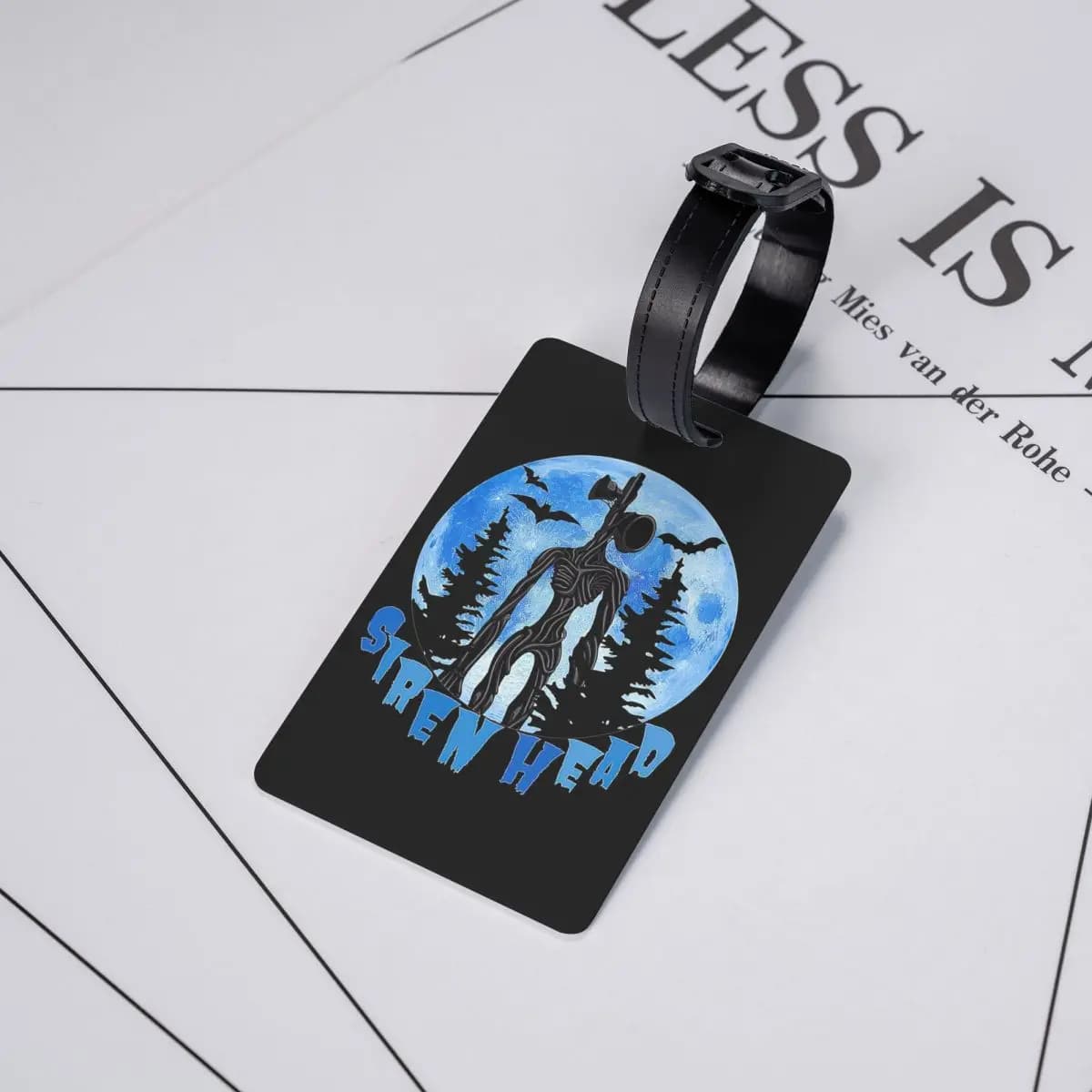 Etichette per Bagagli con Personaggi Horror Creepypasta, Accessori per Valigie, Targhette da Viaggio con Nome e Indirizzo