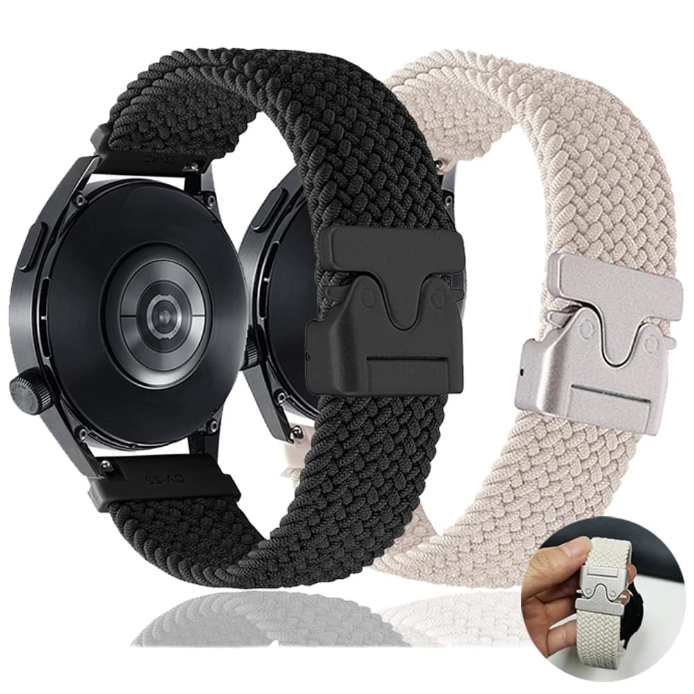 Cinturino in nylon da 20/22mm per COROS PACE 3 2 Cinturino sportivo intrecciato per COROS PACE Pro/APEX 2 Pro 42mm 46mm Bracciale da uomo e da donna Correa