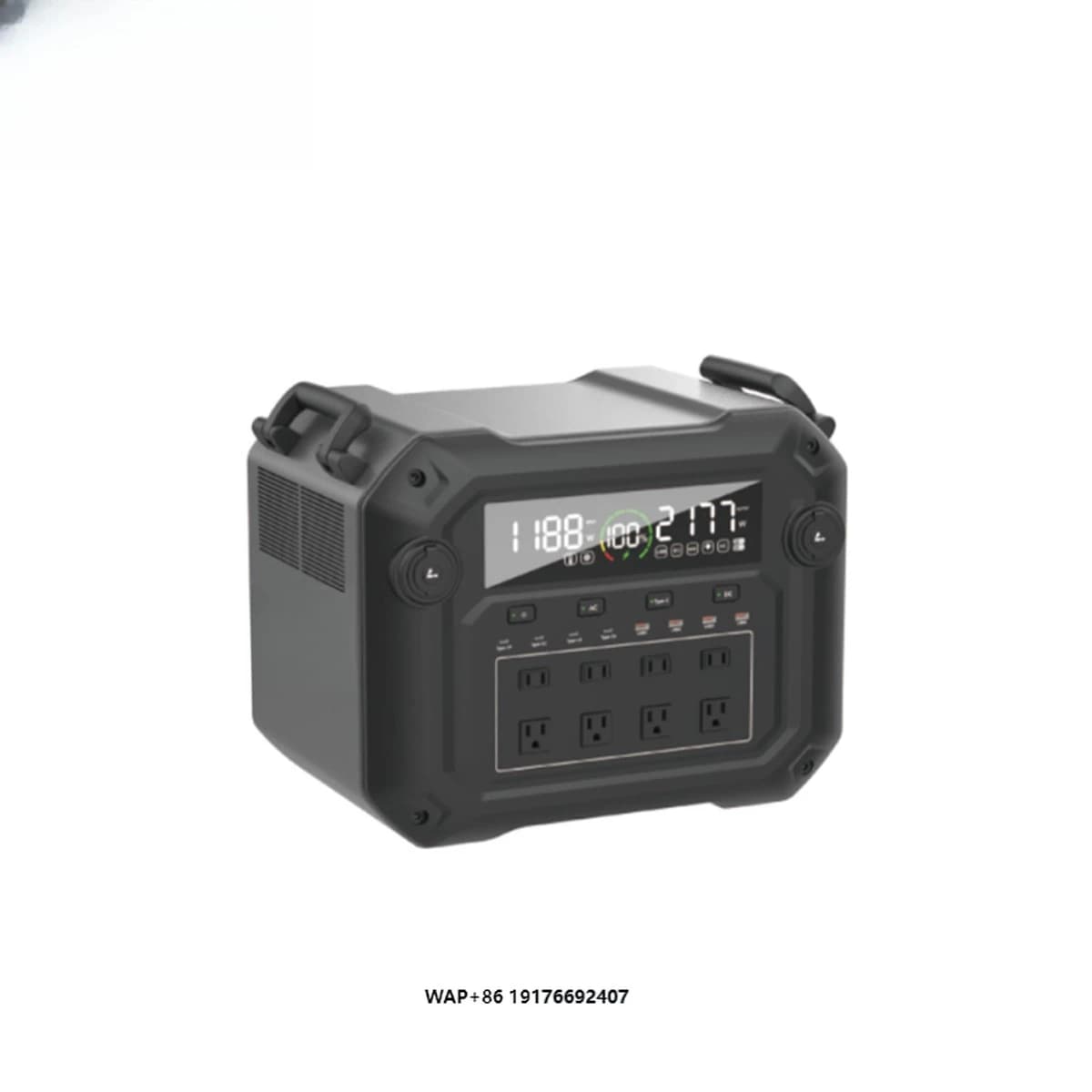 Vendita calda 1500W Ioni di Litio Generatore Solare Portatile Piccola Stazione Banca di Potere Esterna Onda Sinusoidale Pura MPPT Controller Auto Casa UE
