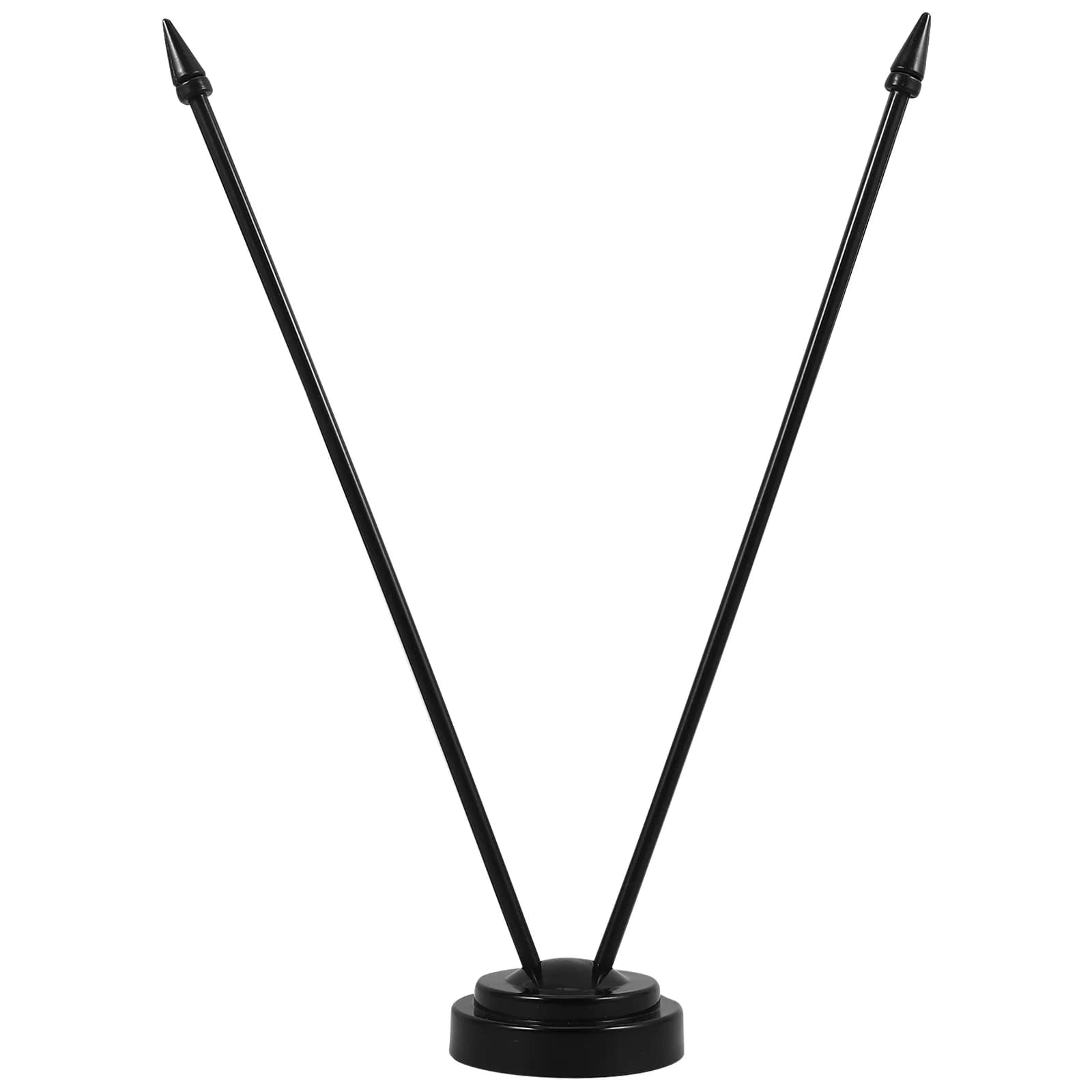 Supporto per Bandiera da Scrivania, Base Portatile in Plastica per Bandiere da Esterno, Asta per Decorazione Ufficio e Riunioni