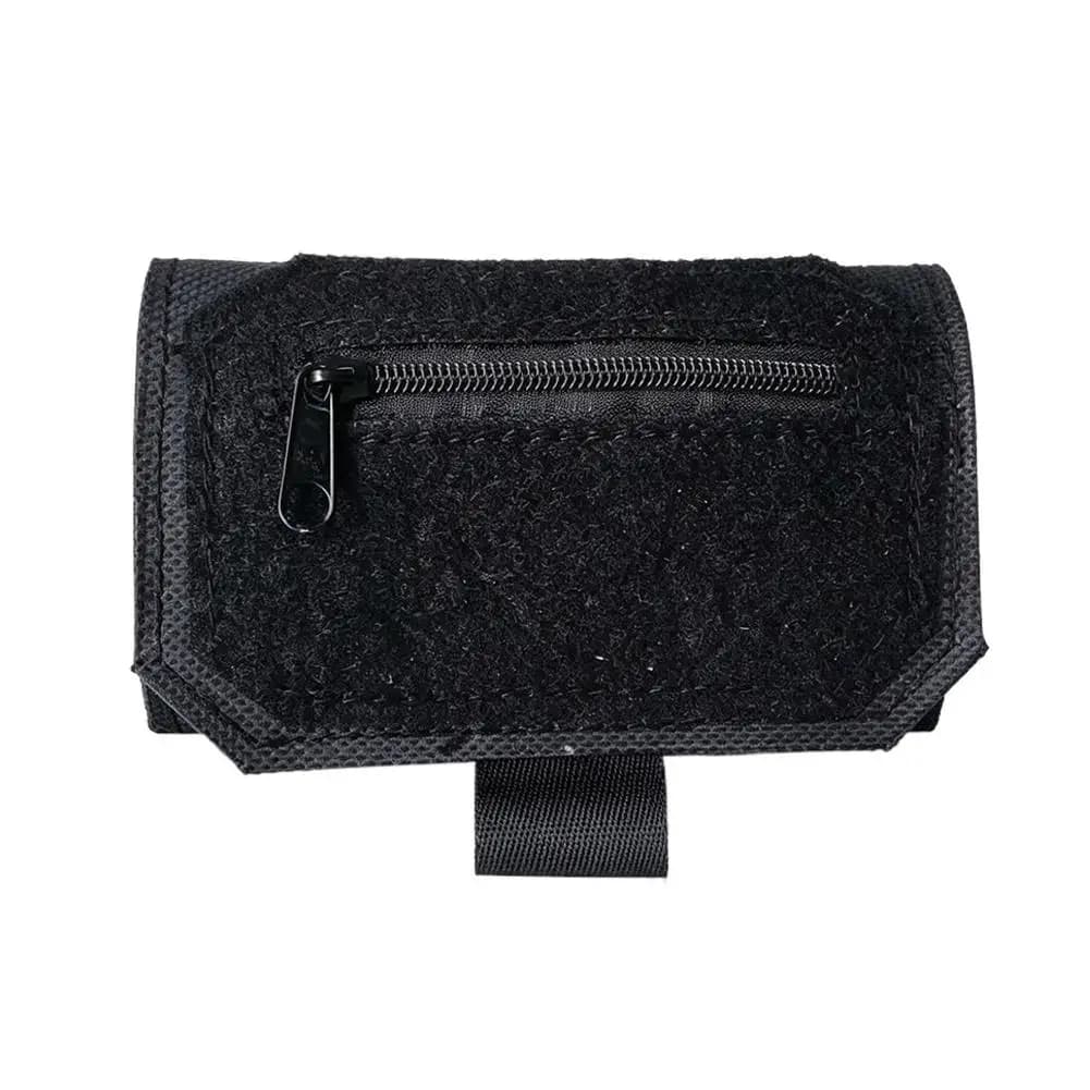 Compact Belt Pouch Mini EDC Pocket Organizer Bag Reinforced Stitching Zipper Card Holder Coin Pouch Attachment for Backpack