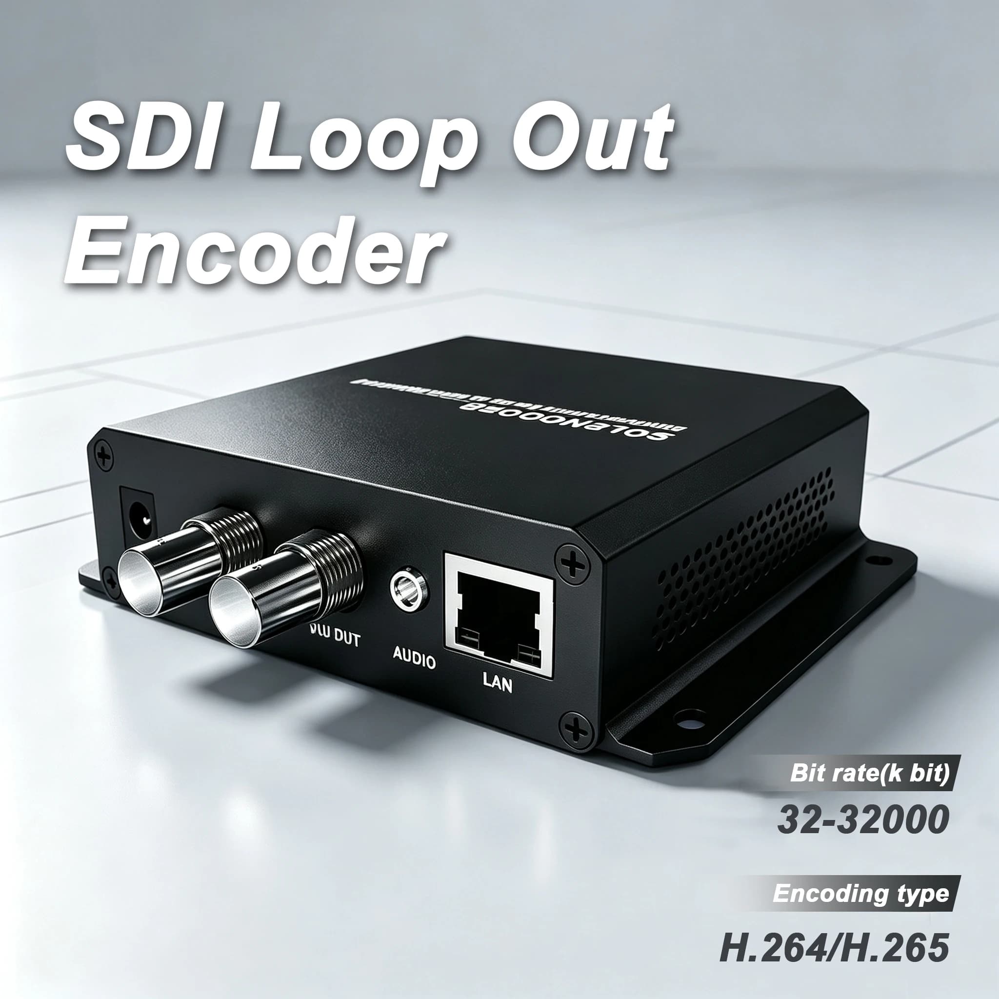 Convertitore HD SDI-IP, IPTV, Encoder Video con Loop-Out SDI, Scheda di Acquisizione H.265 HD SD-SDI