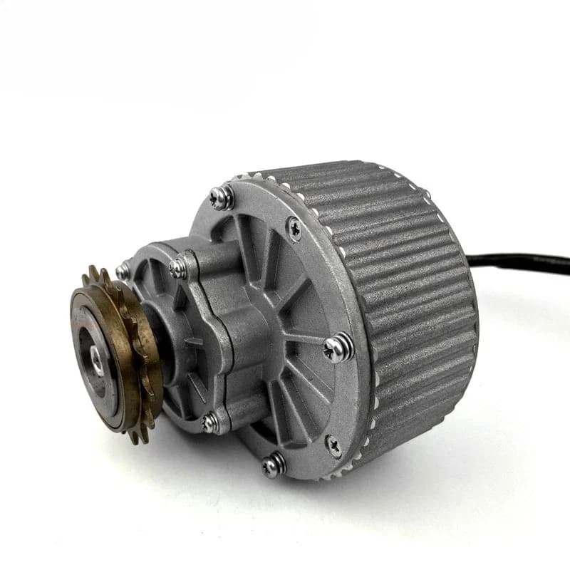 24V/36V brushed DC motor with 9 tooth sprocket for electric scooter