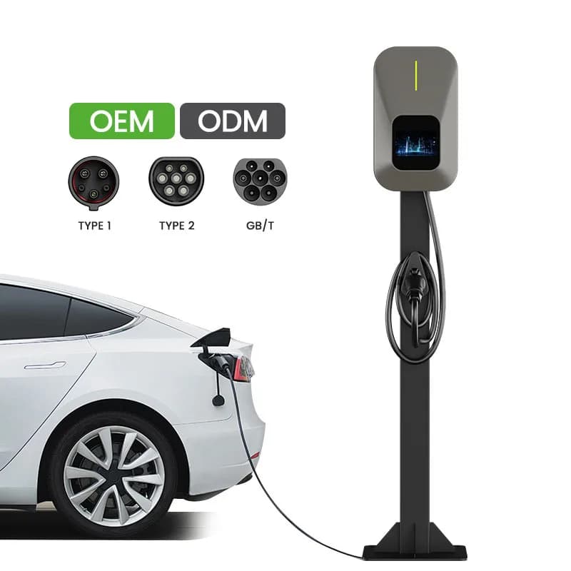 Nuovo caricabatterie AC EV veloce da parete intelligente da 7 kW 11 kW 22 kW Stazione di ricarica Wallbox da 32 Amp Home Type2
