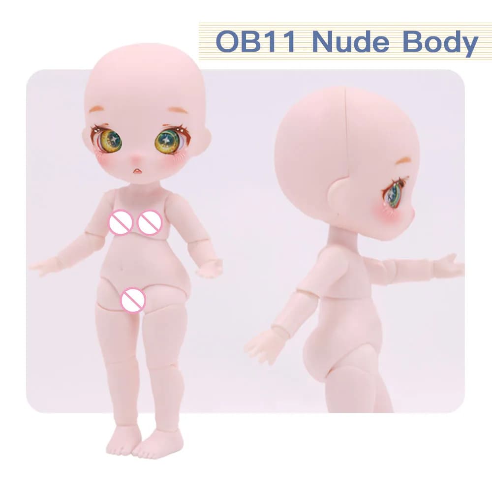 Dream Fairy OB11 MAYTREE Doll accessories nude body, eyes, hands, bracket gift for girl and boy