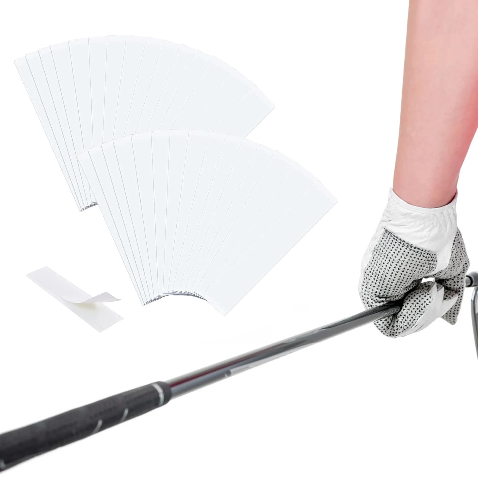 Nastro universale per impugnatura da golf da 30 pezzi, soluzione innovativa per impugnature da golf, professionale, durevole, adatto per la sostituzione dell'impugnatura delle mazze da golf