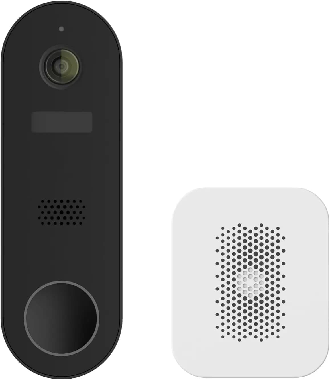 Campanello Video Wireless con Rilevamento AI, Visione Notturna, Audio Bidirezionale, Alimentazione a Batteria/Cablata, Archiviazione Cloud