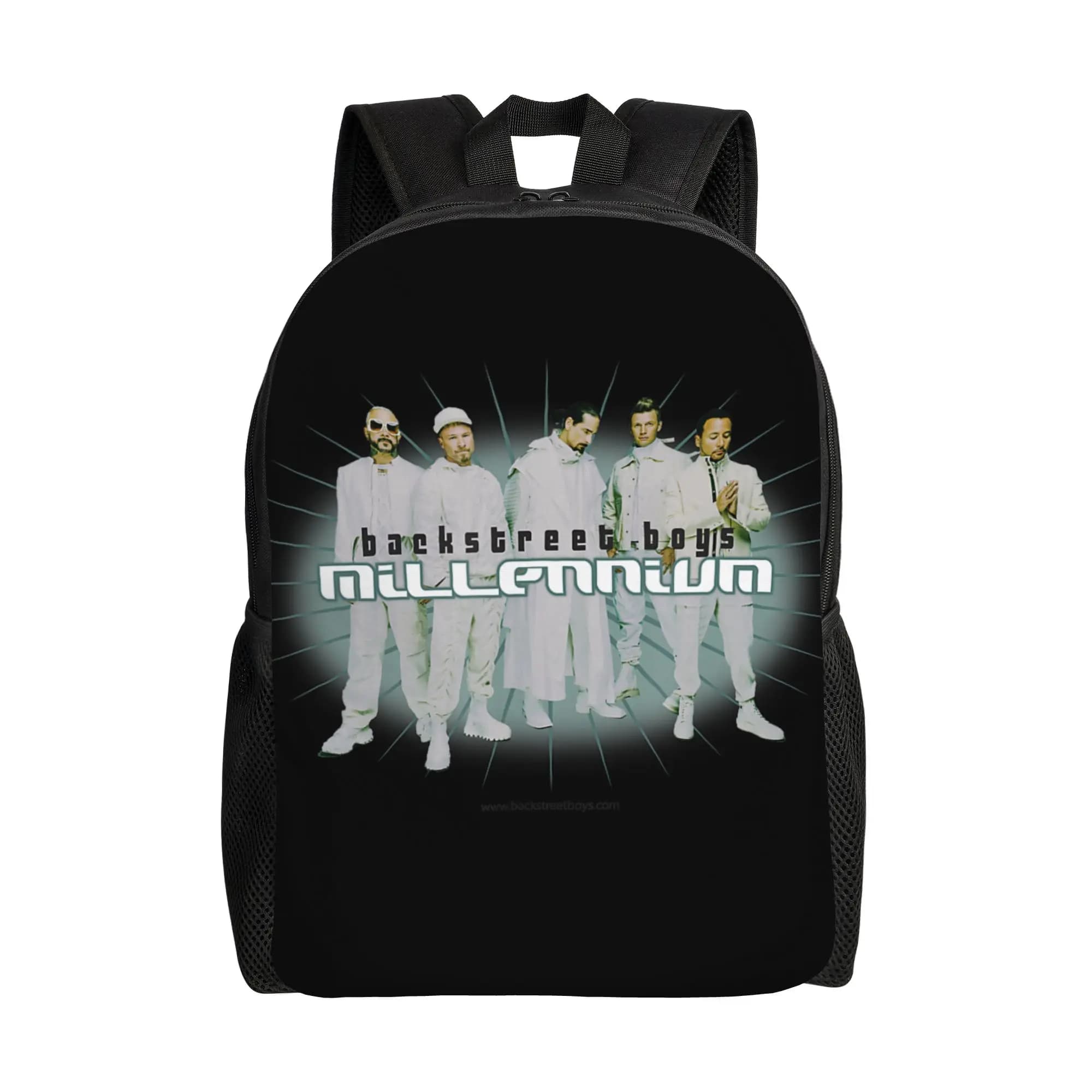 Zaino Backstreet Boys Millenium Pose 2025 per ragazzi, zaino leggero in poliestere per il tempo libero, borsa da scuola superiore, zaino da viaggio